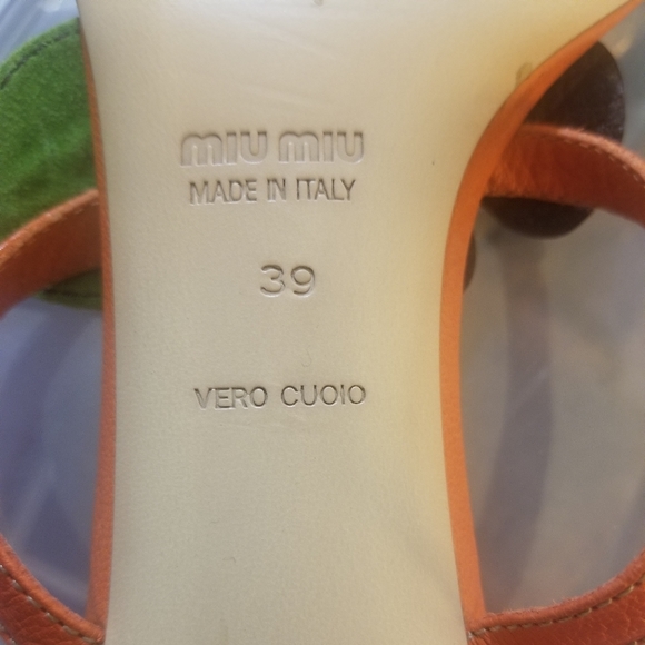 Authentic MIU MIU Leather sandals - Picture 2 of 3